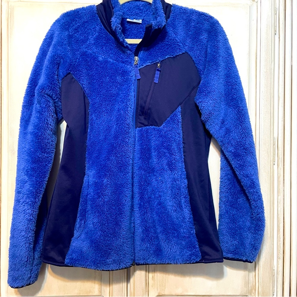 Columbia Women's Double plush sporty fleece full zip jacket large